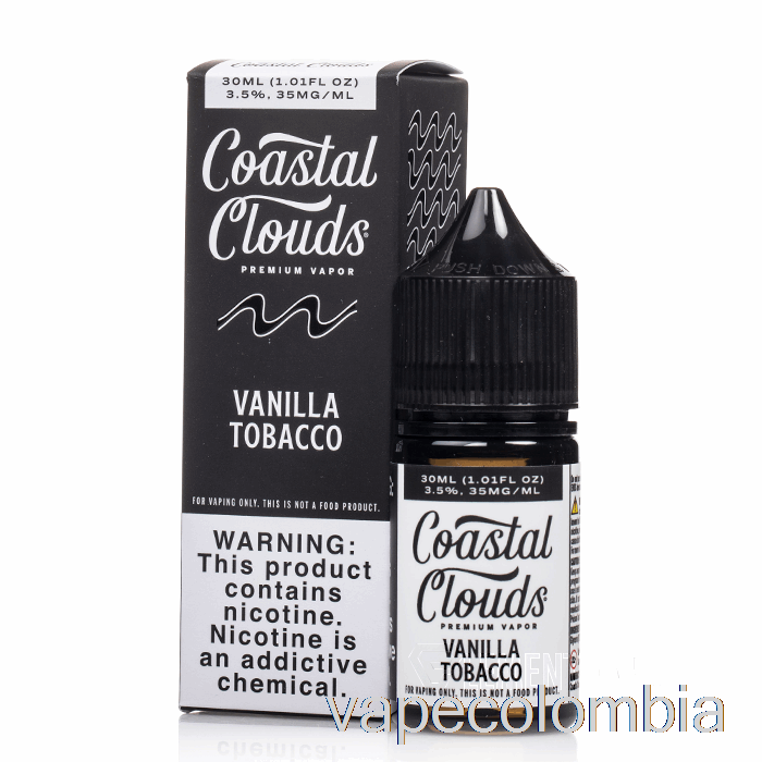 Vape Recargable Tabaco Vainilla - Sal Nubes Costeras - 30ml 35mg